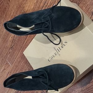 Cole Haan suede booties